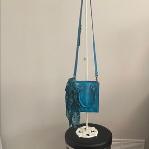 Patricia Nash Vibrant Blue Crossbody Bag